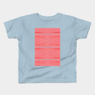 Sunset Stripes - Orange Blue Kids T-Shirt